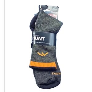 DARN TOUGH HomeBoot Midweight Hunting Socks - L- FOREST